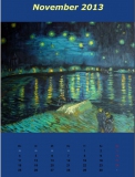 Sternennacht über der Rhone, 2007
(nach Vincent van Gogh)
Öl. 60x50
