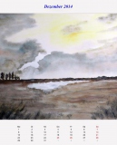 Wolkendurchbruch, 2010, Aquarell, 48x36