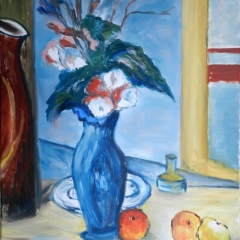 Blaue Vase (nach Cezanne),  2008